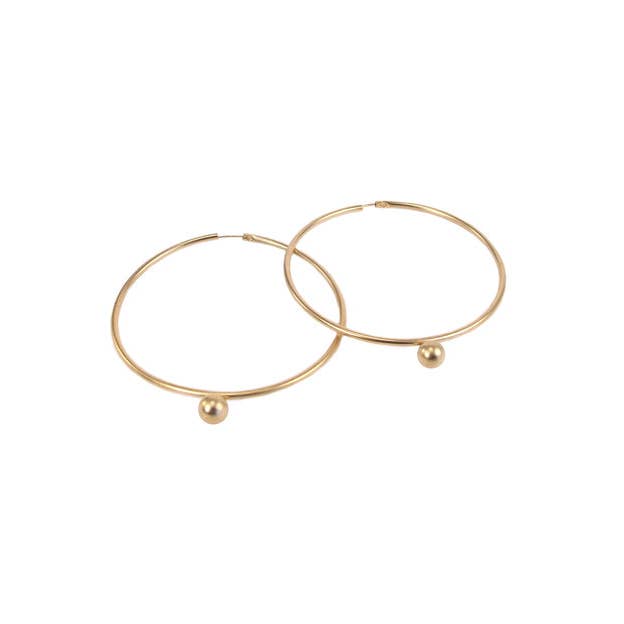 Brass Maxi Fusion Hoop Earning for wholesale by Marionwild Jewelry