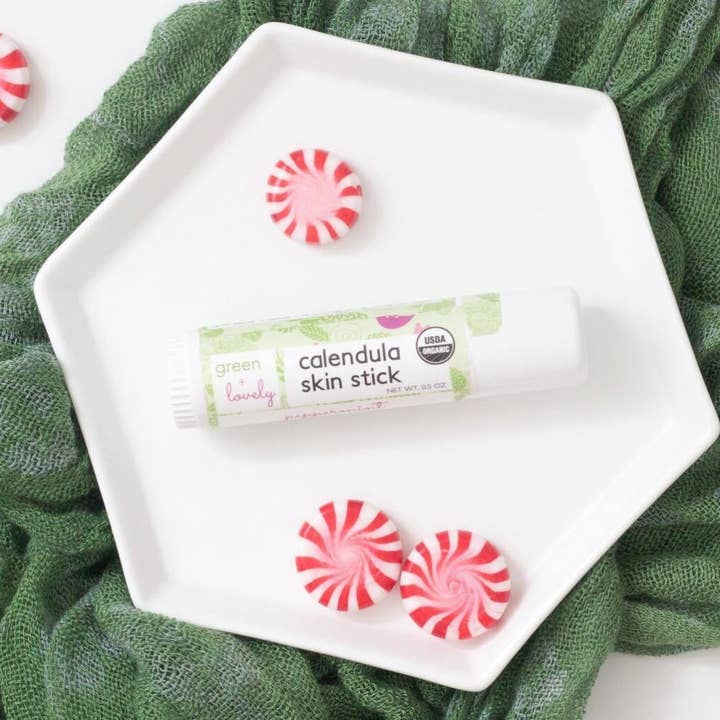 green + lovely – Großhandel Heilsalbe/Balsam/Creme – Ringelblumensalben-Hautstift, Pfefferminz, Bio-Lotion