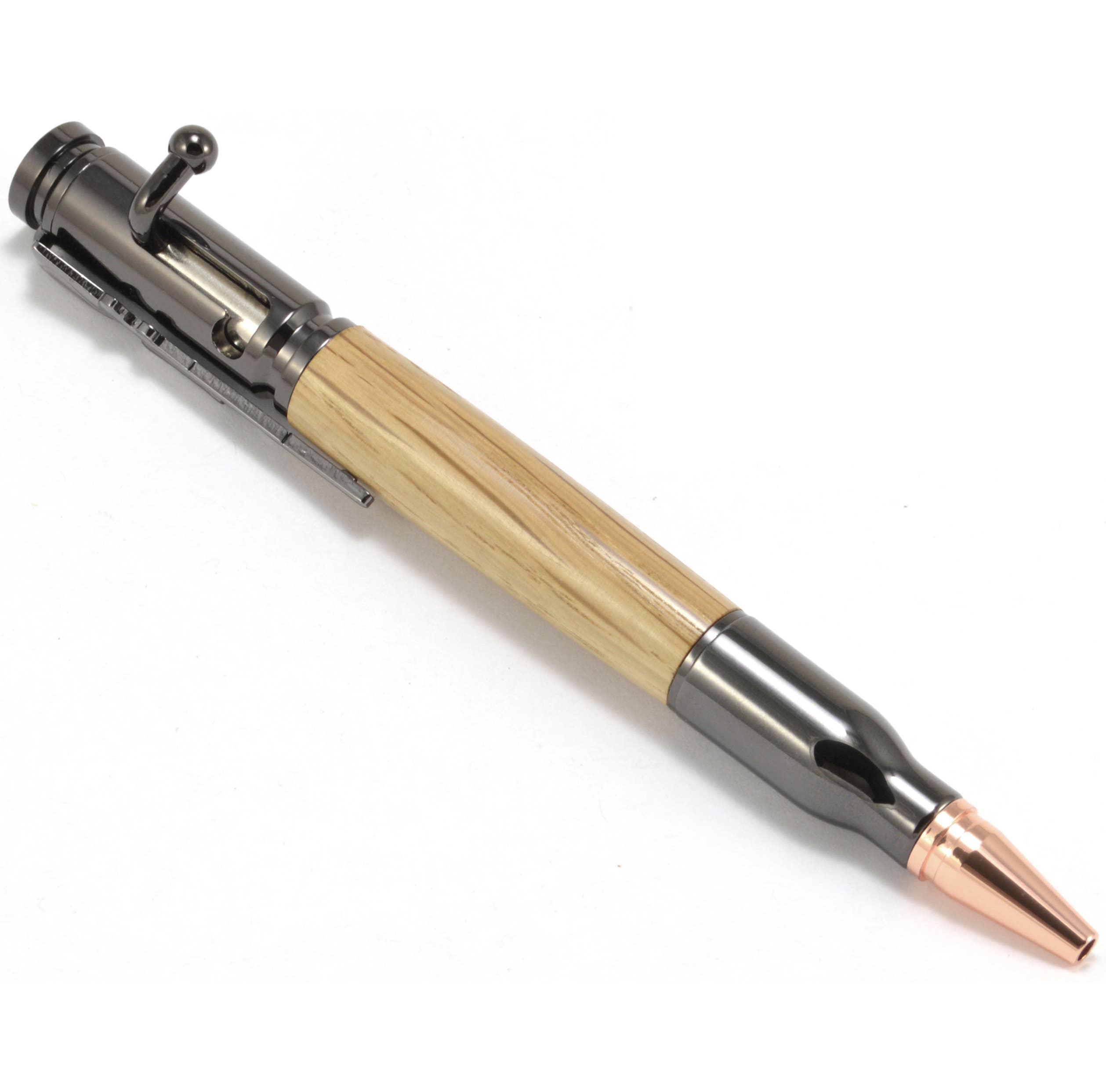 Autumn Woods Collective - Wholesale Pen - Ballpoint Pen | Handmade Bolt Action in Whiskey Barrel2
