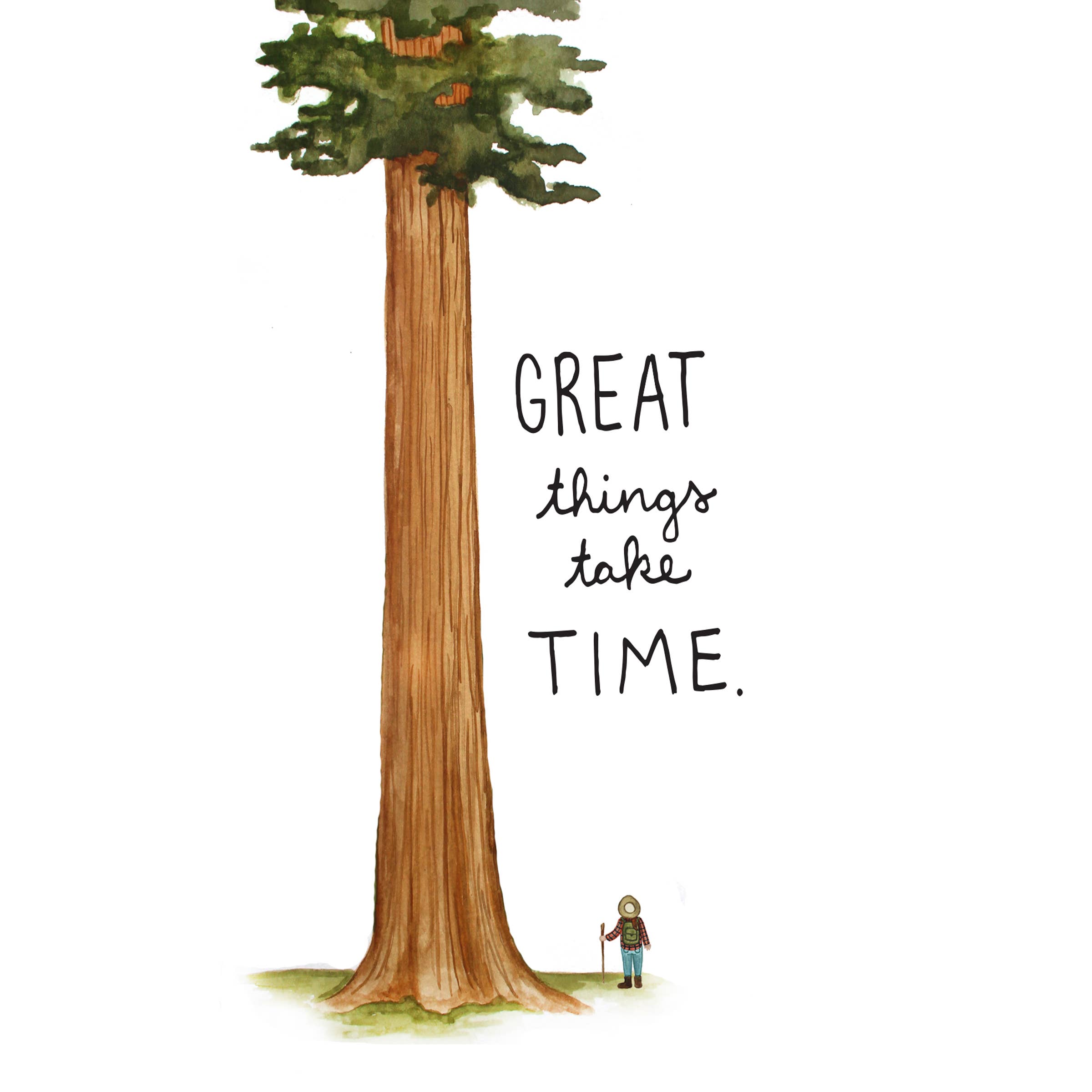 Everbloom Paper - Wholesale Gewone wenskaart - Great Thingenkaart1