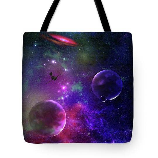 18" x 18" Held Against Their Will Tote Bag for wholesale by Don White-Art Dreamer