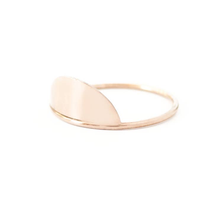 Favor Jewelry - Wholesale Band/Stacked Ring - Minimal Semicircle Fragment Stacking Ring