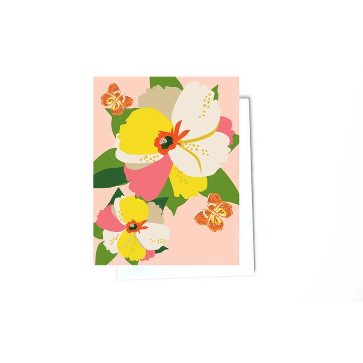 Petal Card for wholesale by Elizabeth Grubaugh