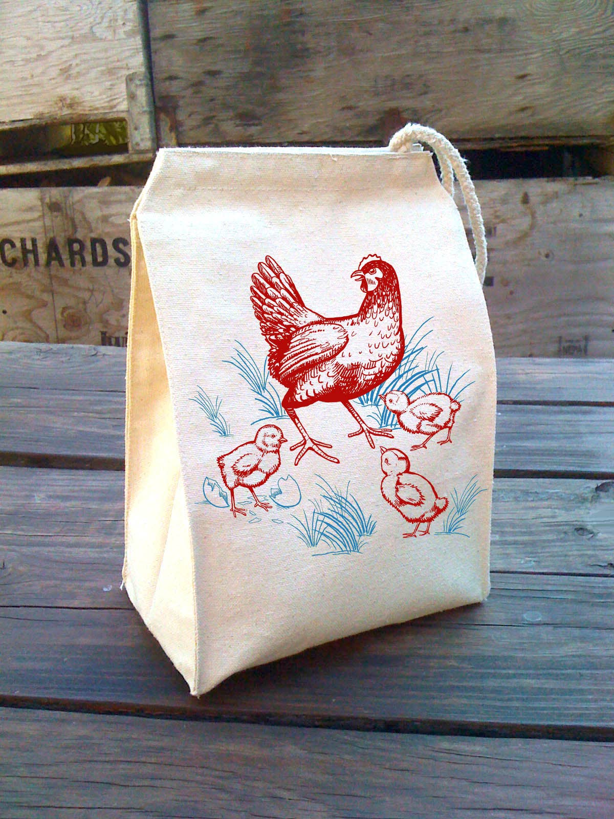 Little Lark - Wholesale Lunch Bag/Box - Chicken Lunch Bag2