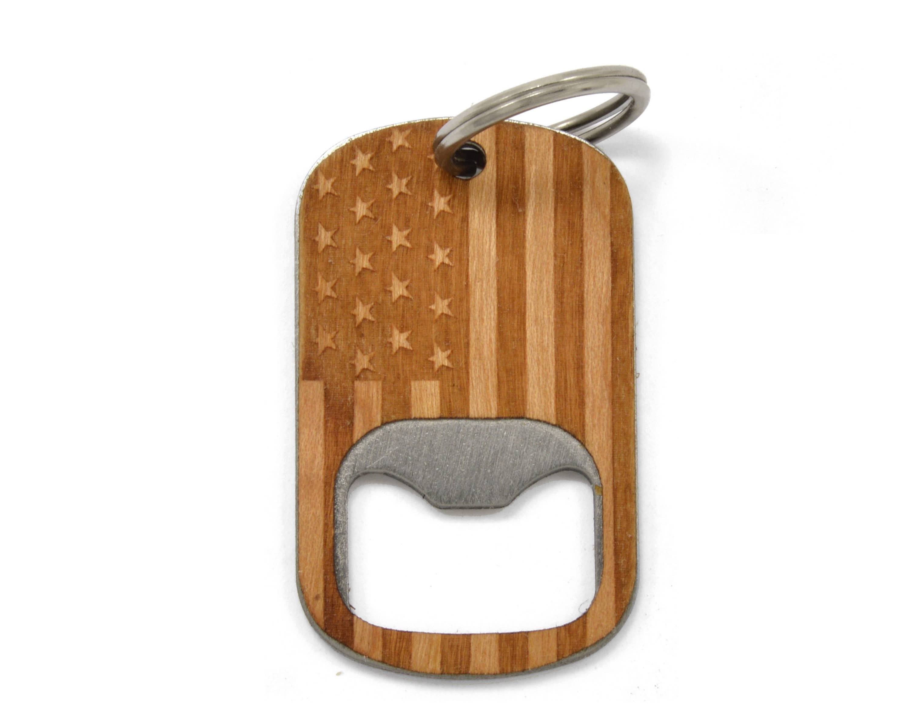 Autumn Woods Collective – wholesale Bottle/wine opener – Bottle Opener Keychain | American Flag
