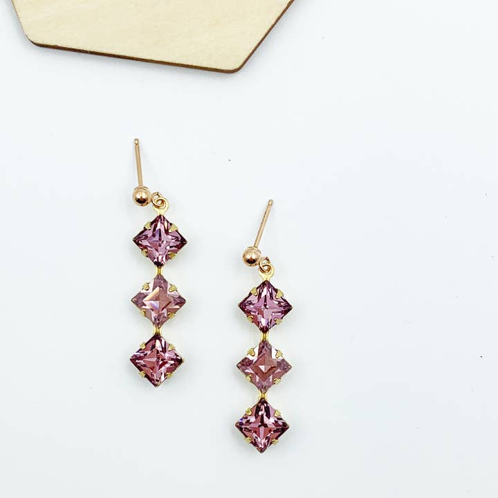 Acute Designs – wholesale Hängande örhängen – Swarovski Dingla Örhängen1