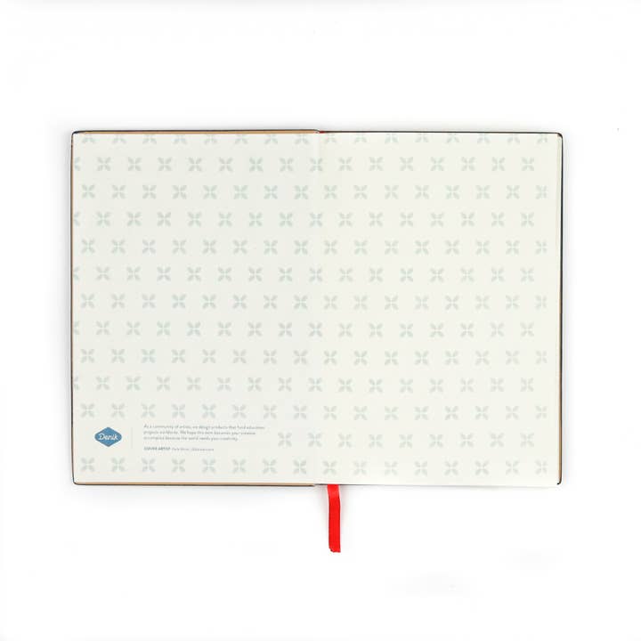 Denik - Wholesale Notebook - Evelynn Embroidered Layflat Journal Notebook2