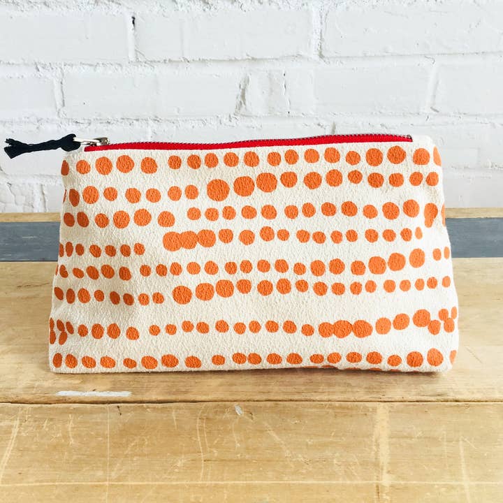 Mango Hilary - Bolsa de maquillaje con cremallera para venta al por mayor de Erin Flett