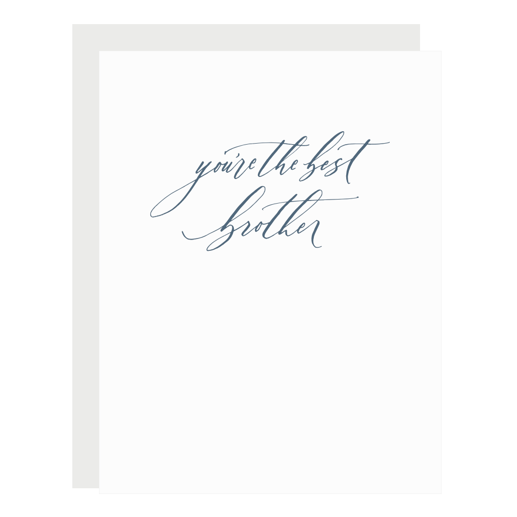 Little Well Paper Co. - Wholesale Encouragement Card - Best Brother Card0