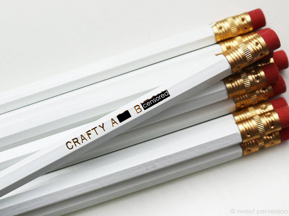 Sweet Perversion - Wholesale Pencil - Crafty A** B*tch White Pencil Set2