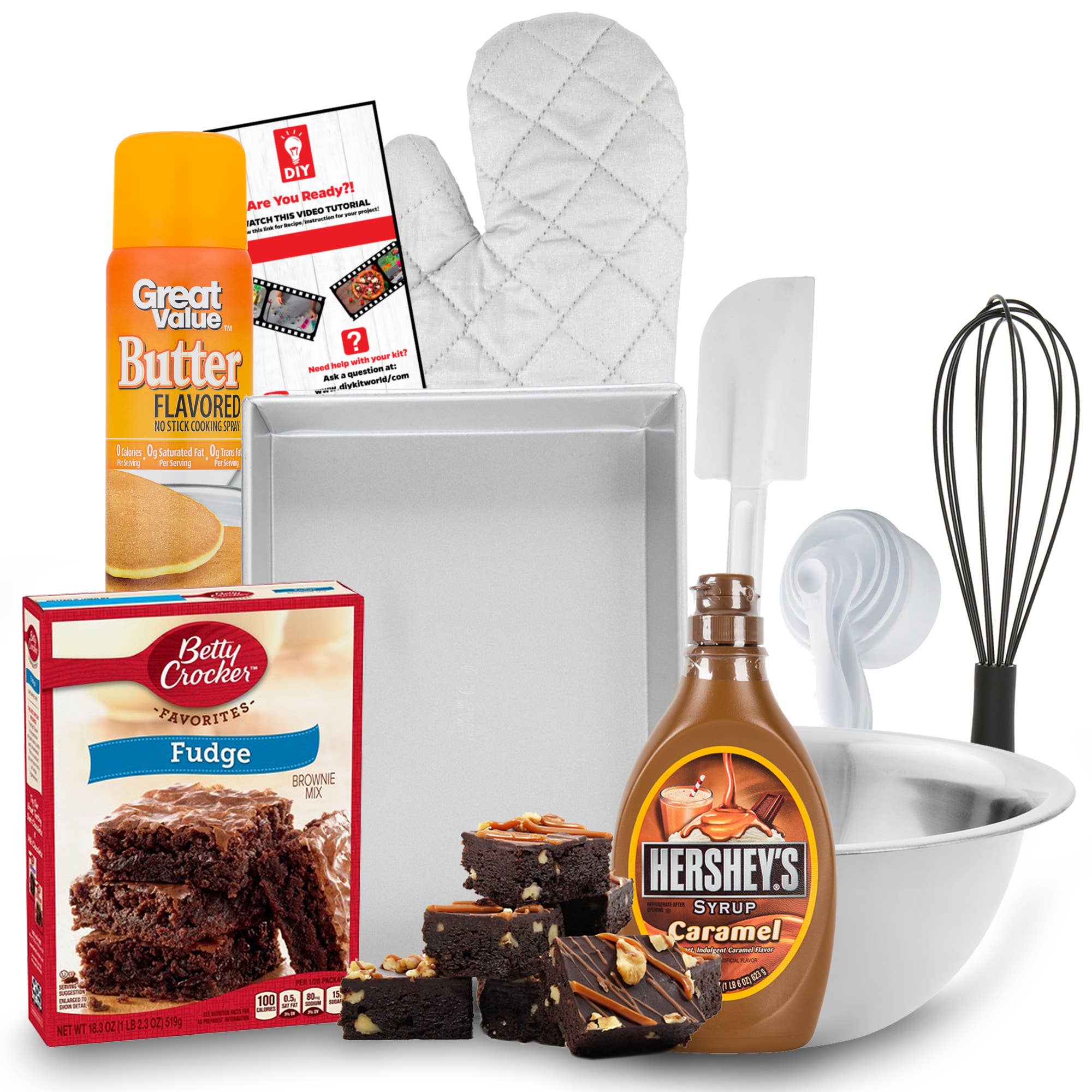 DIY Kit World - Wholesale DIY Food Kit - Chocolate Fudge Brownies DIY Deluxe Making Kit2