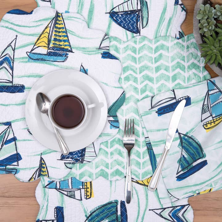 C&F Home - Wholesale Dinner & Cloth Napkin - SALE Coastal Dockside Napkin