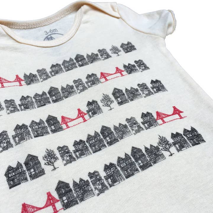 Animal Instincts - Wholesale Bodysuit (Non-Footed) - Baby - Ivory Victorian Bridges Bodysuit Onesie1