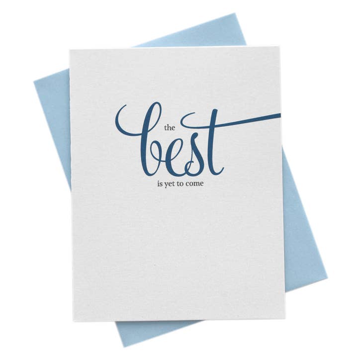 The Best is Yer to Come Wedding Advice Well Wishes Carte pour la vente par Marrygrams