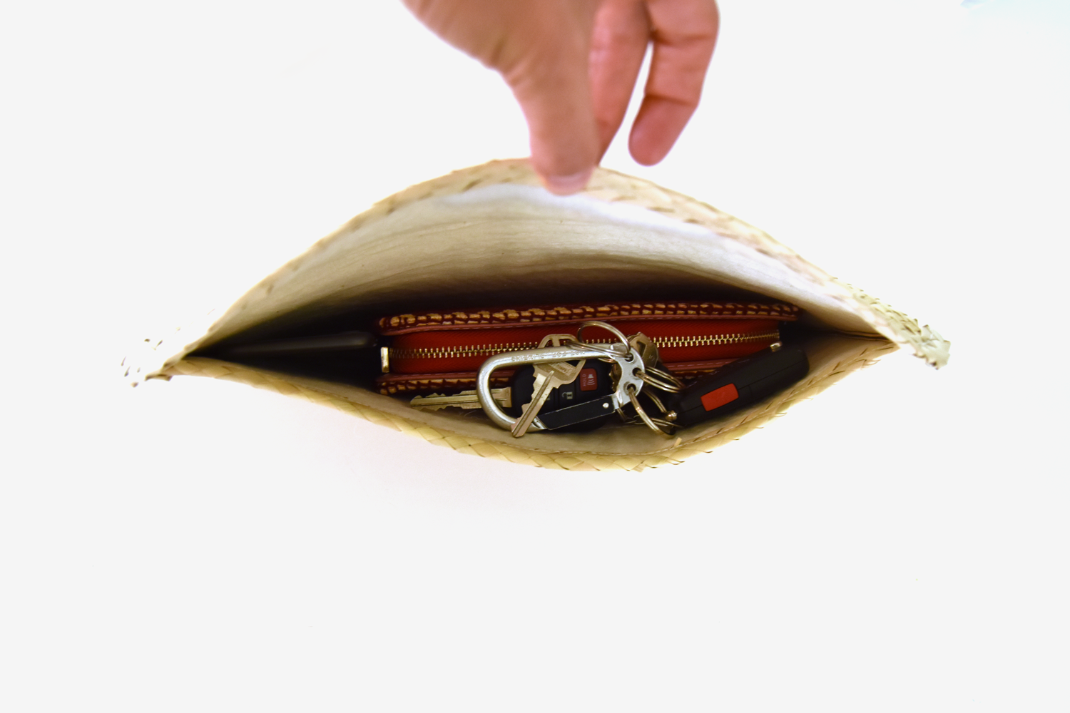 Decor Artesanal - Wholesale Clutch Bag - Women's - Clutch Bag Embroidered With Colorful Sequin. Blue Trim.5