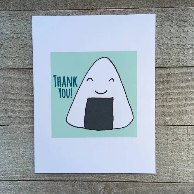Ink Delights - Wholesale Thank You Card - Musubi Thank You Card
