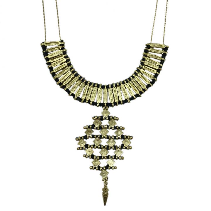 Nadu Temple Necklace for wholesale by SLATE + SALT