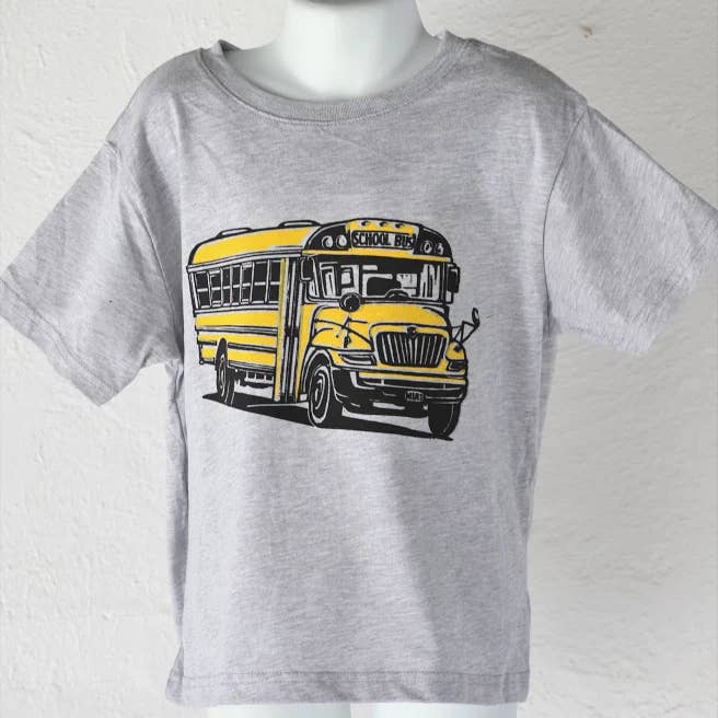 Heather grå buss på småbarn T-Shirt för wholesale av Mia’s Unique