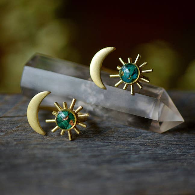 Sun and Moon Adjustable Ring for wholesale by Cameoko