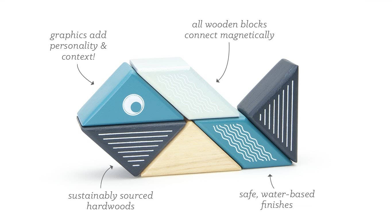 Tegu - Wholesale Wood Toy - Kids - Travel Pals - Magnetic Wooden Block Set8