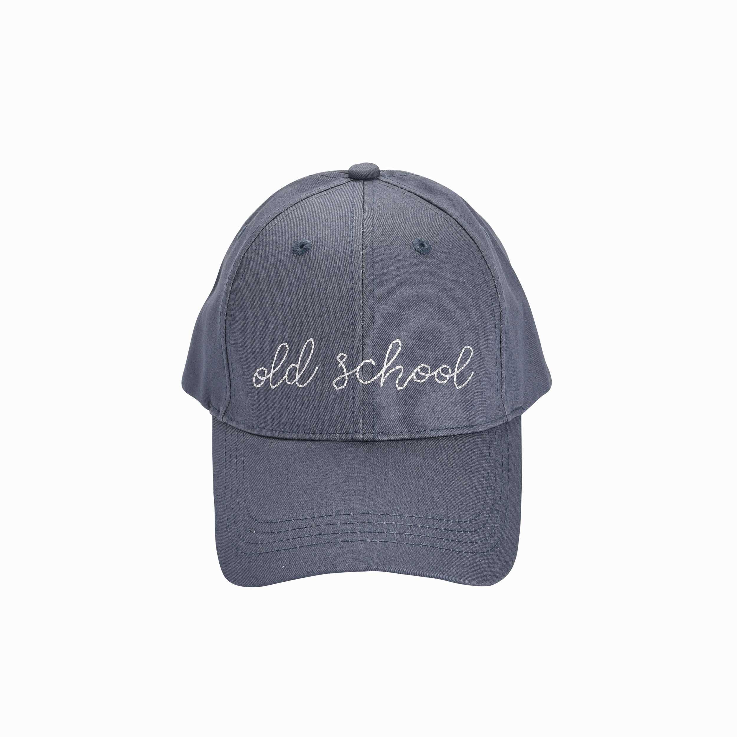 Totalee Gift - Wholesale Baseball Cap - Women's - SALE Cotton Gray Old School Embroidered Hat