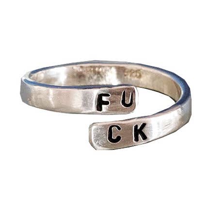 Sterling Silver Fuck Ring for wholesale by Sweet 1985