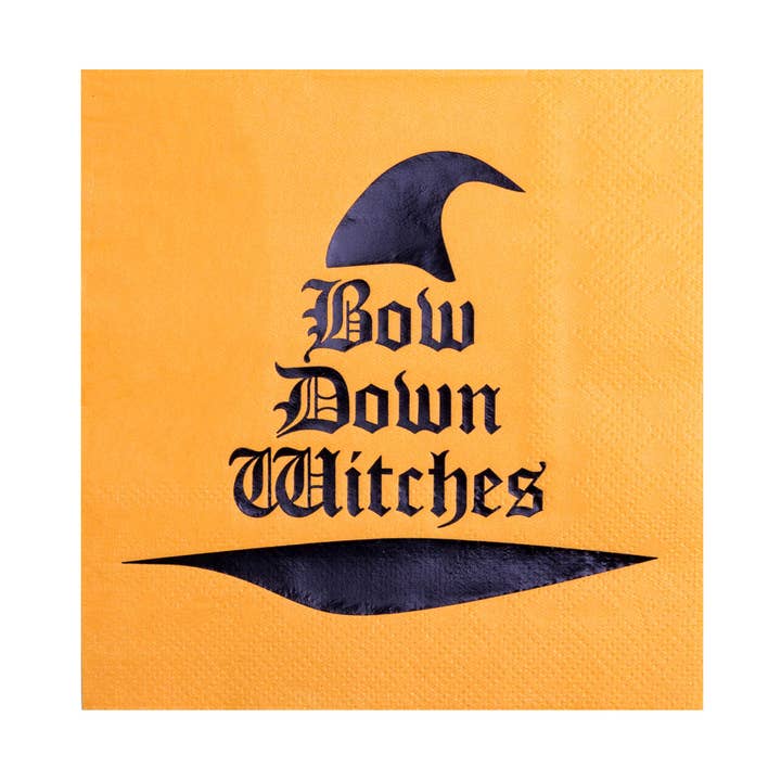 Serviettes de cocktail « Bow Down Sorcières » - 20 Pk. pour la vente par Jollity & Co. + Daydream Society