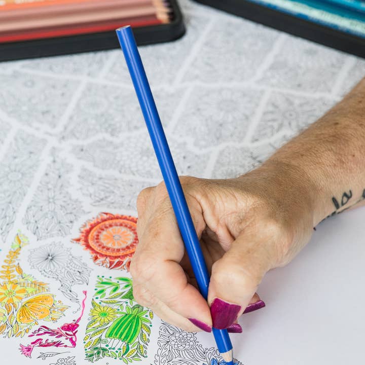 Anna Grunduls Design - Wholesale Coloring & Activity Book - Adult - Flowers United States Coloring Map5