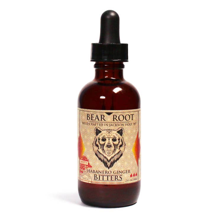 2 oz Habanero Bitters au gingembre pour la vente par Bear Root Bitters
