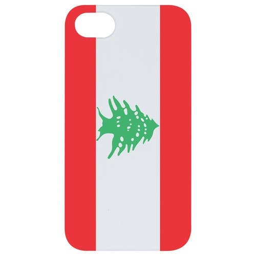 White Coated Rose Wood - Flag Lebanon UV Color Printed for wholesale by OTTO CASE