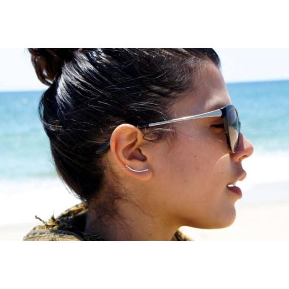 DesignbyGam - Wholesale Ear Jackets/Climbers - Silver Ear Climbers