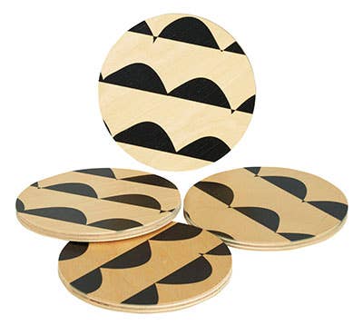 Wolfum Studio - Wholesale Coasters - Curves Round Coasters