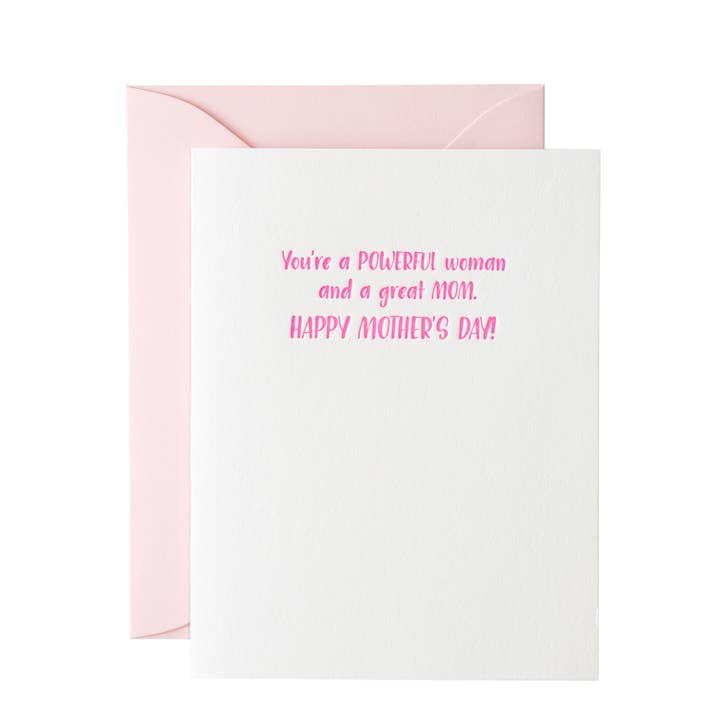 Mamma Kraftfull kvinna-Mors dag för wholesale av Paper Epiphanies