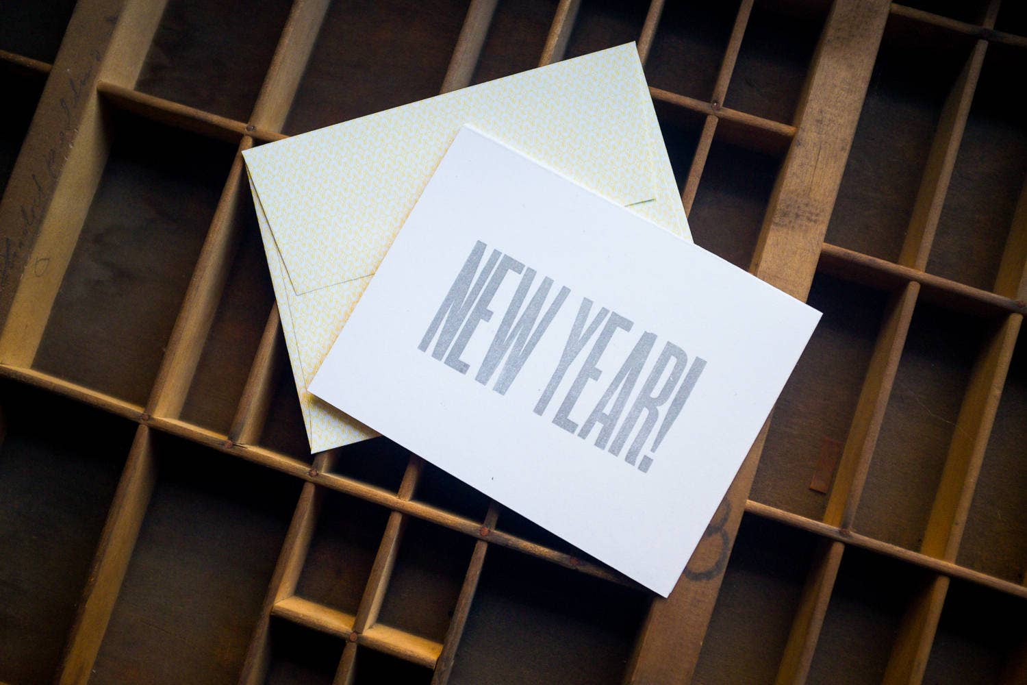 REMOVED BRAND - Wholesale New Year's Card - New Year! Blank Holiday Card1