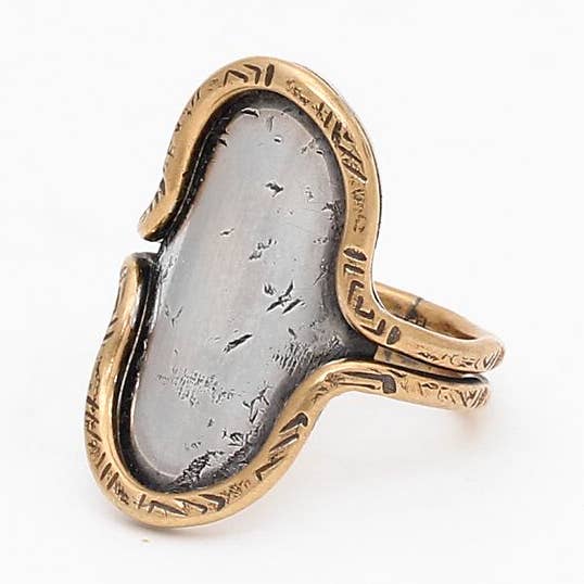 Reflecting Pool Ring for wholesale by From The Reliquary