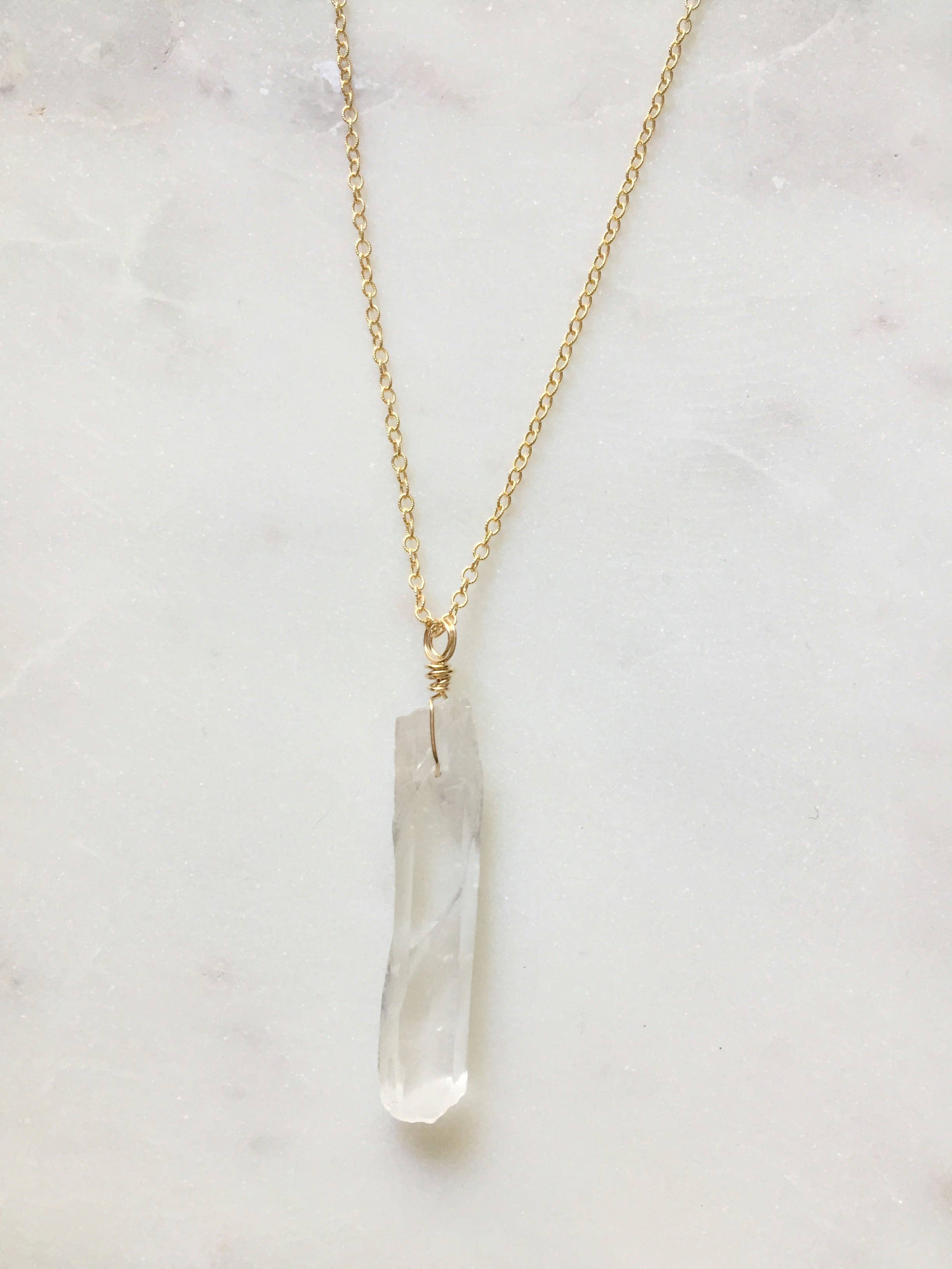 Reija Eden Jewelry - Wholesale Pendant/Charm Necklace - Raw Quartz Necklace1