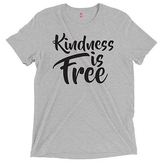 T-shirt unisexe adulte « Kindness is Free » pour la vente par The Talking Shirt
