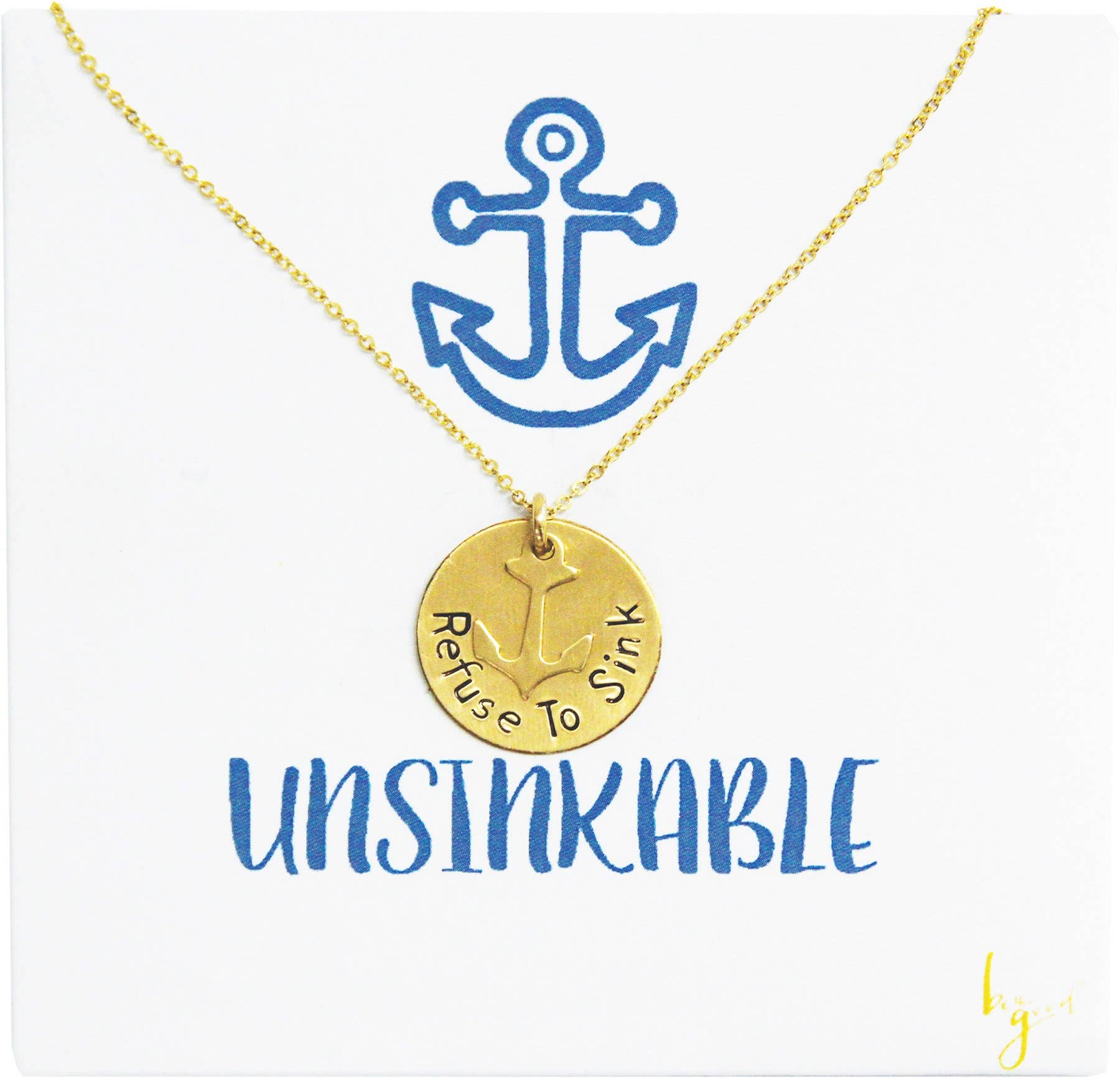 Be the Good - Wholesale Pendant/Charm Necklace - Unsinkable Charm Necklace0