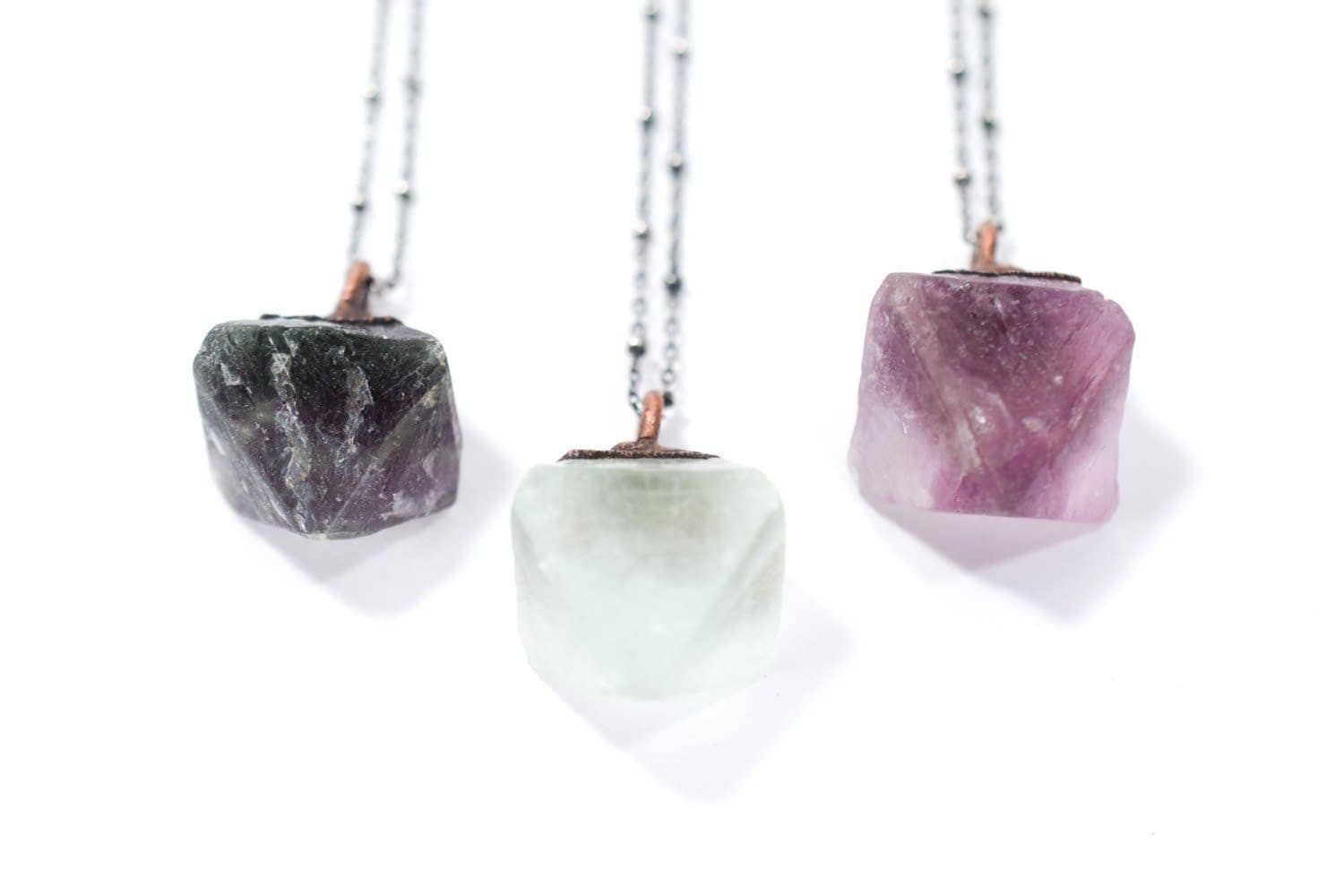 HAWKHOUSE - Wholesale Pendant/Charm Necklace - Sterling Silver Fluorite Necklace1