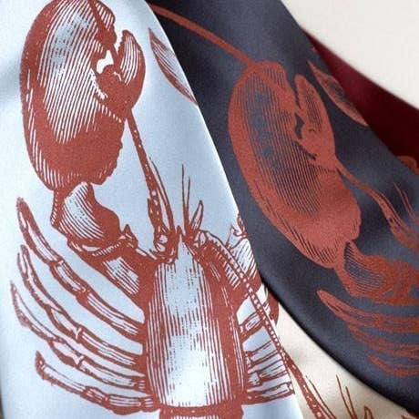 Cyberoptix Tie Lab - Wholesale Necktie - Men's - Fancy Lobster Bib Necktie