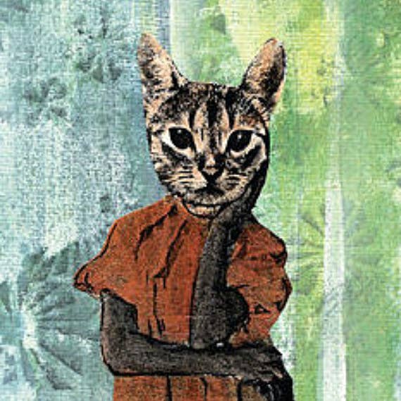 Pergamo Paper Goods - Wholesale Art Print - Retro Cat 8X10 Art Print2