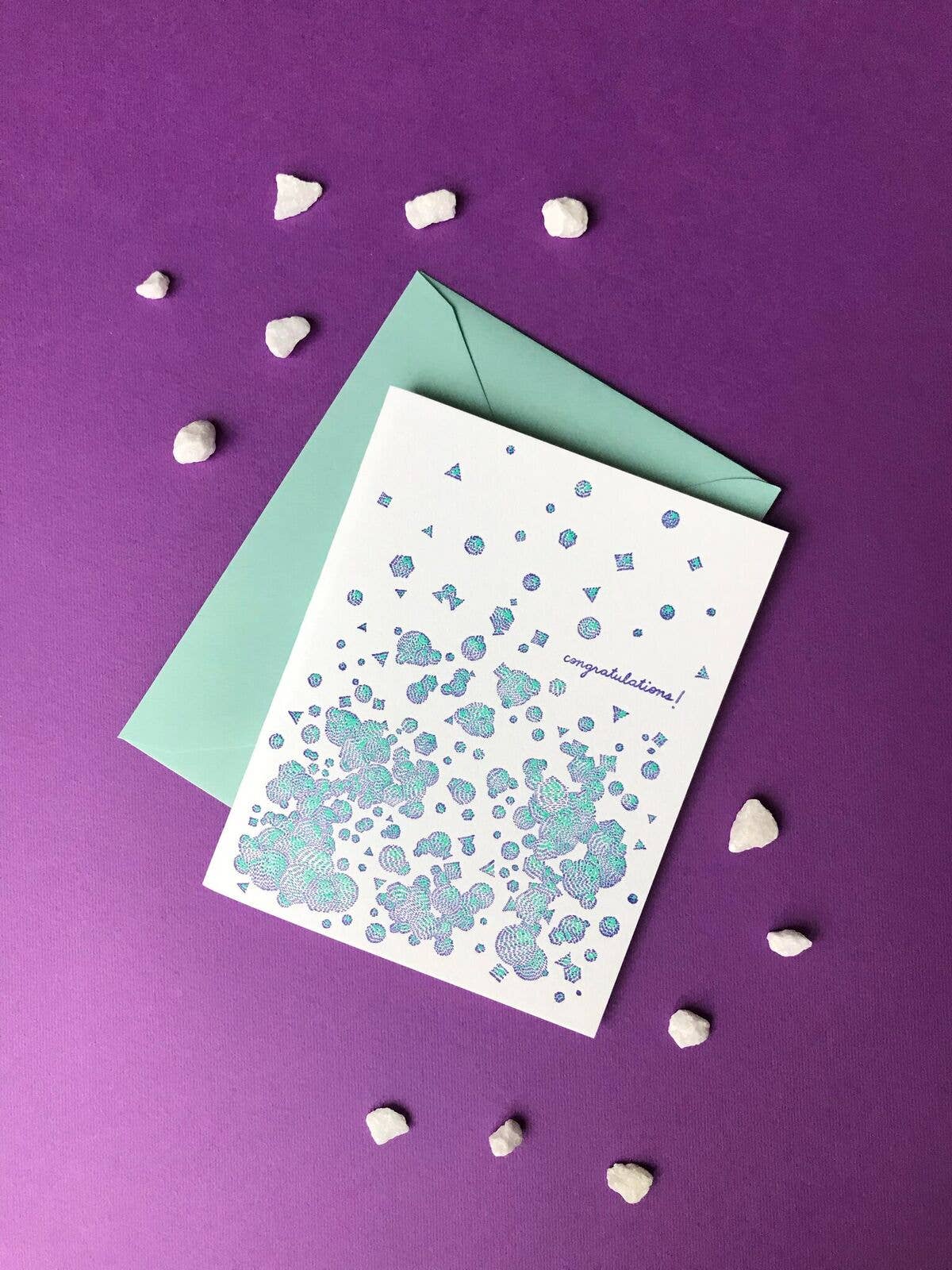 Helen Edna - Wholesale Graduation Card - Congrats Confetti - Graduation Greeting Card2