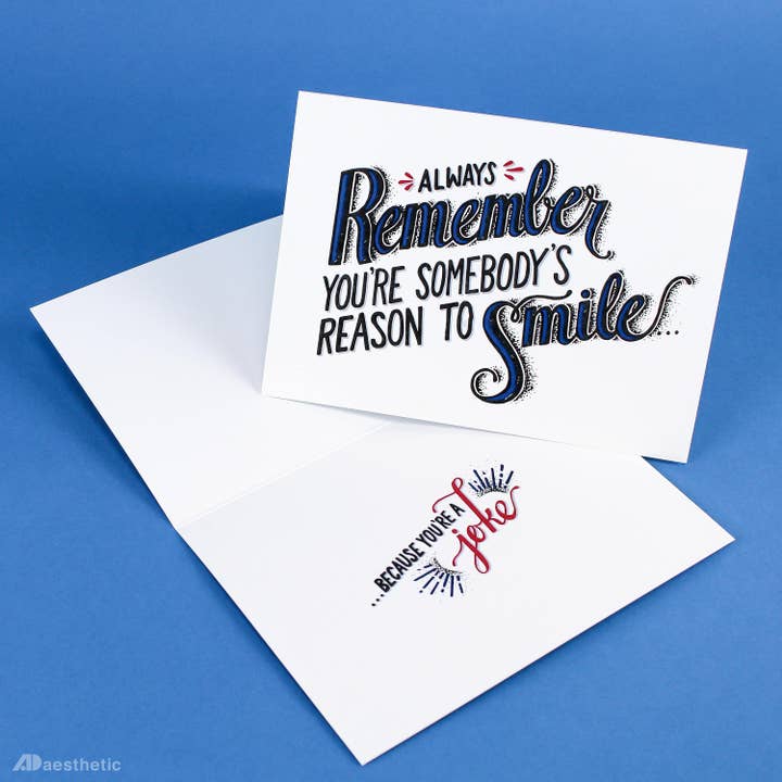 You're A Joke Grußkarte für den Großhandel von AD Aesthetic