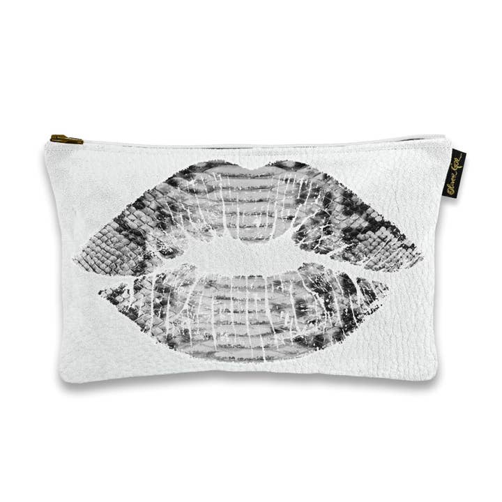 9" x 6" Oliver Gal 'Cobra Kiss' Pouch for wholesale by The Oliver Gal Artist