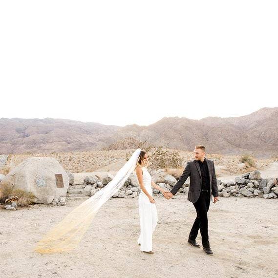 Gold Ombre Wedding Veil for wholesale by Over the Moon Bridal