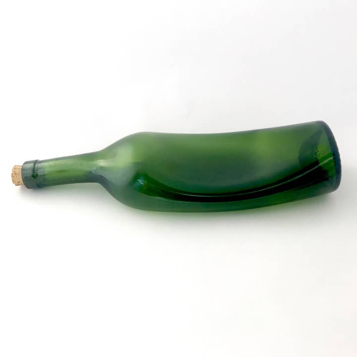Recycled Wine Bottle Artful Server for wholesale by Texas UpCycle