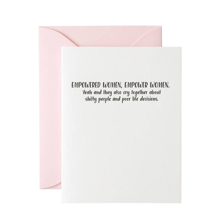 Paper Epiphanies - Wholesale Encouragement Card - Empowered Women Card1