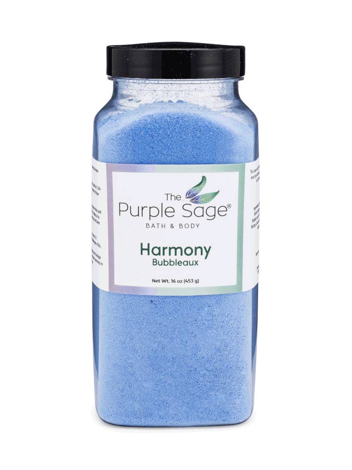 Harmony Bubbleaux Bath for wholesale by The Purple Sage