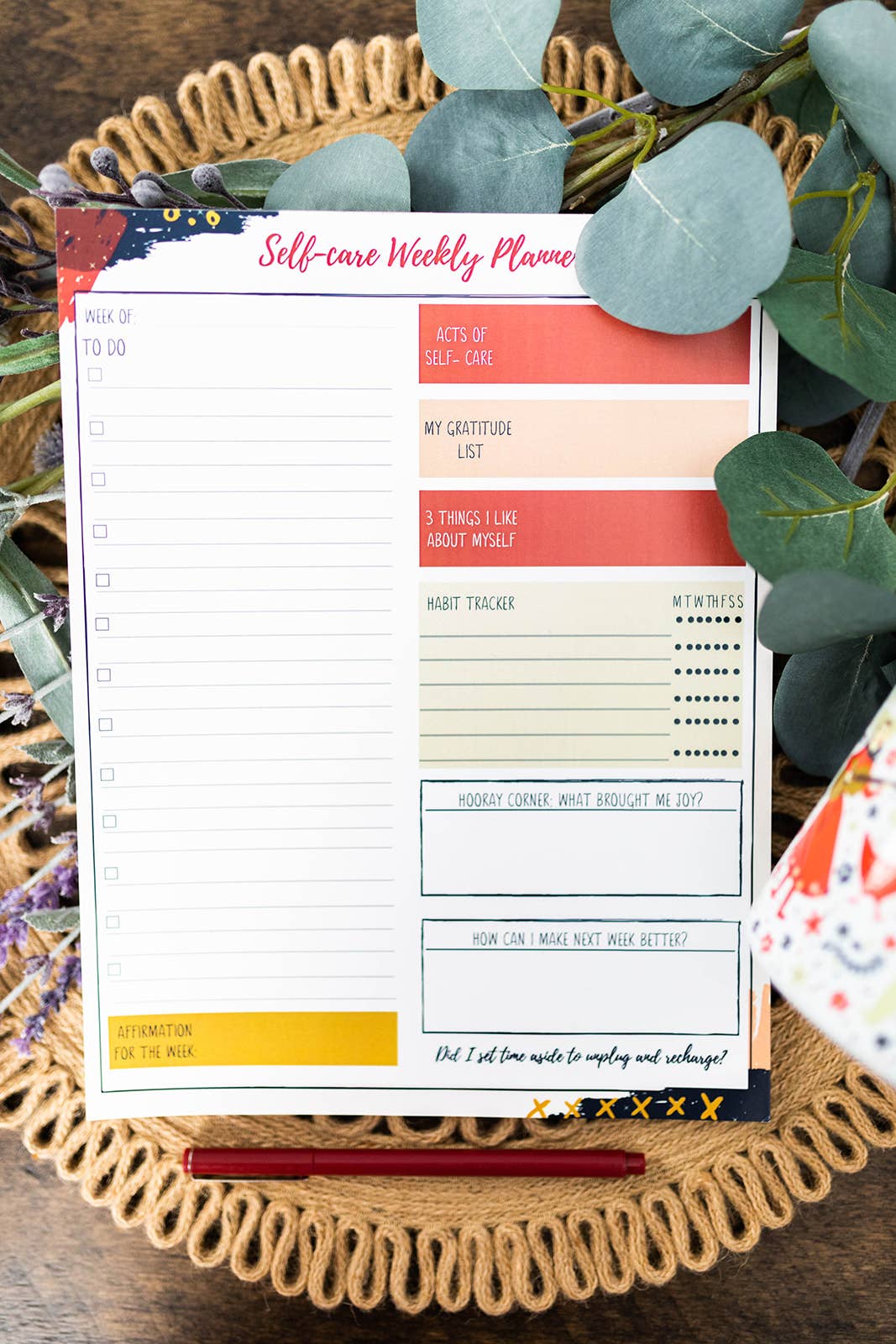 Almadé - Wholesale Planner - Self Care Panner2