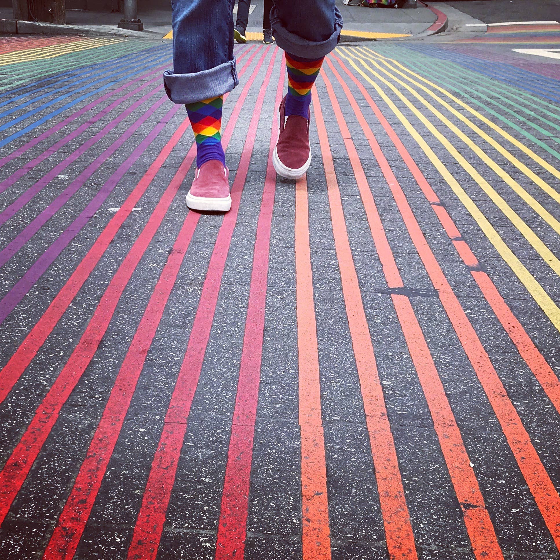 Pride Socks - Wholesale Socks - Unisex - Unisex Business Causal- Argyle Magic4